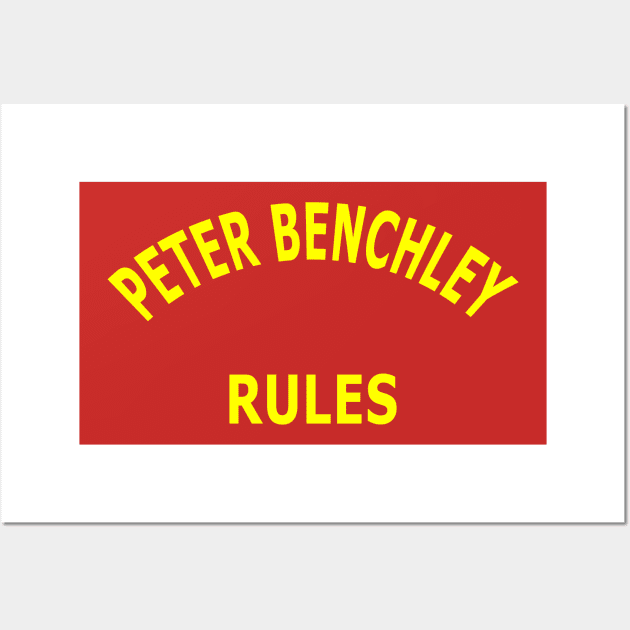 Peter Benchley Rules Wall Art by Lyvershop